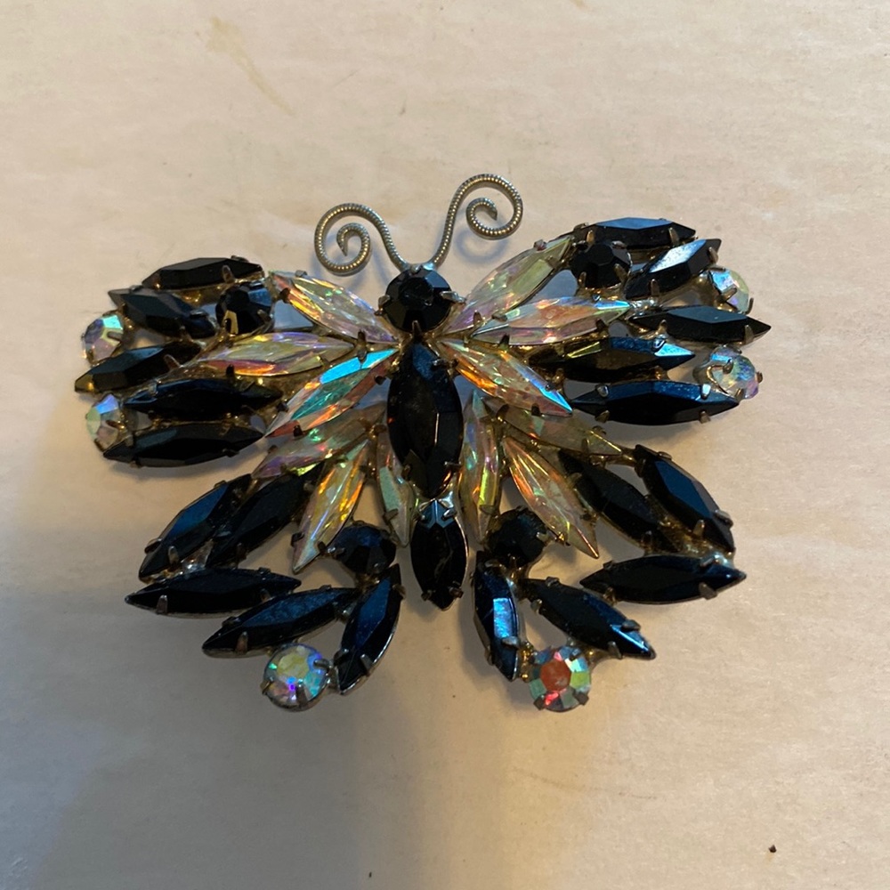 Vintage Marie Ferra Butterfly Pin/Brooch Signed